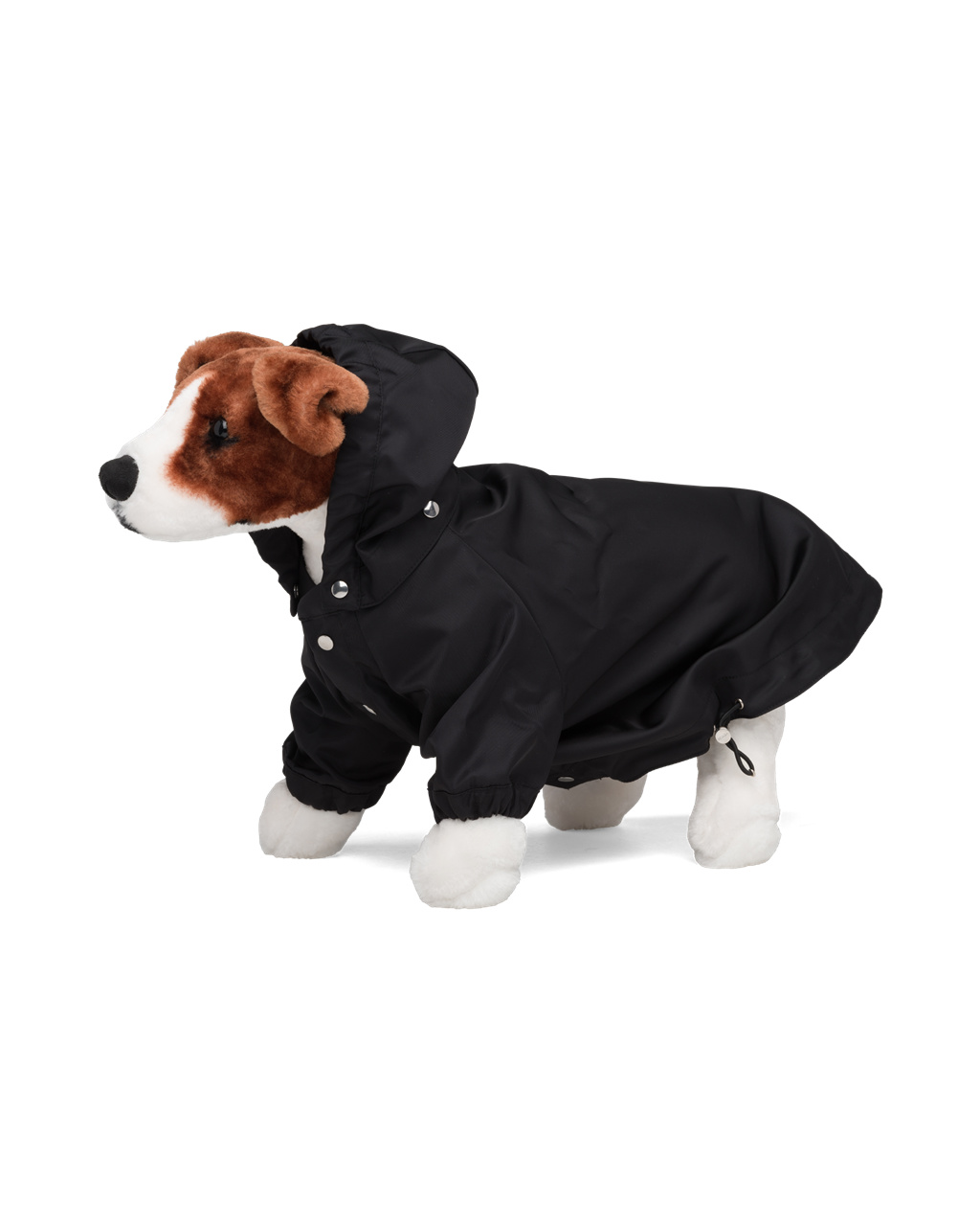 Prada Nylon Dog Raincoat With Hood Fekete | JTUWCV186