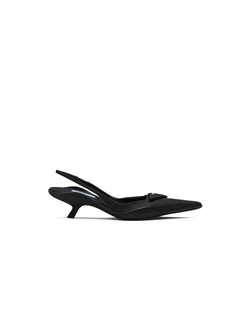 Prada Nylon Gabardine Slingback Pumps Fekete | BJDUPY530