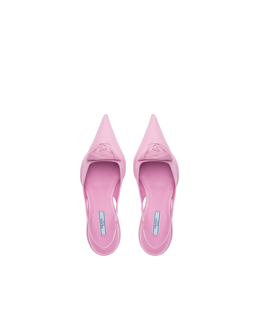 Prada Nylon Gabardine Slingback Pumps Primula | CNKAEG796