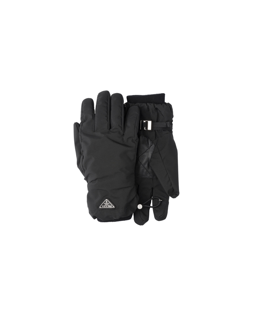 Prada Nylon Gloves Fekete | QITSCX237