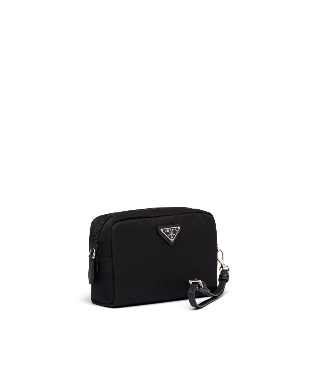 Prada Nylon Pouch Fekete Piros | XGKRTZ028