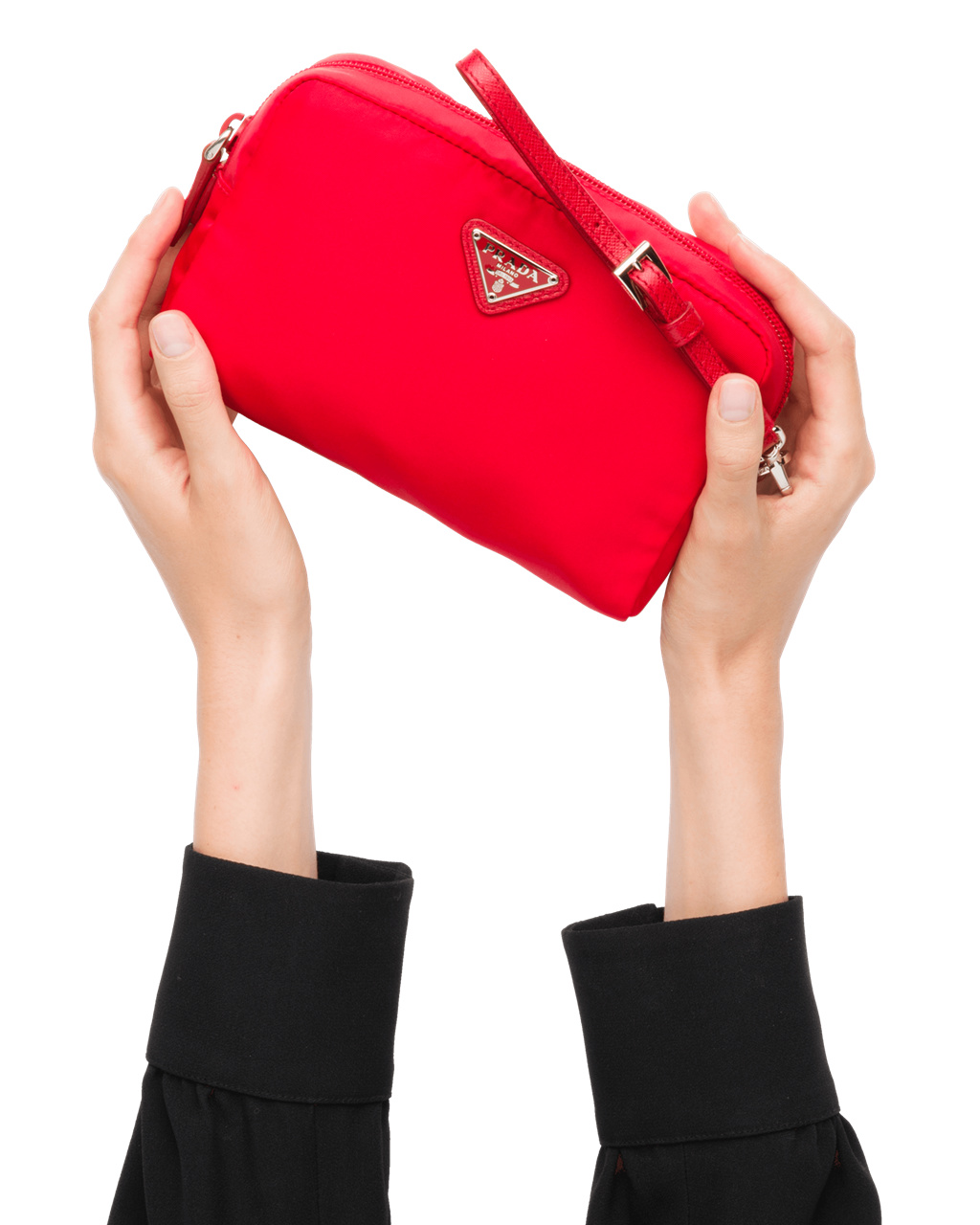 Prada Nylon Pouch Piros | WDGCNA659