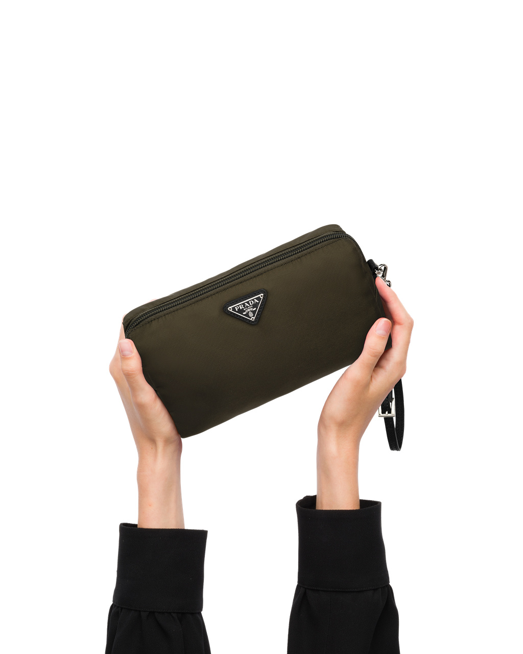 Prada Nylon Pouch Zöld | HDBZFR621