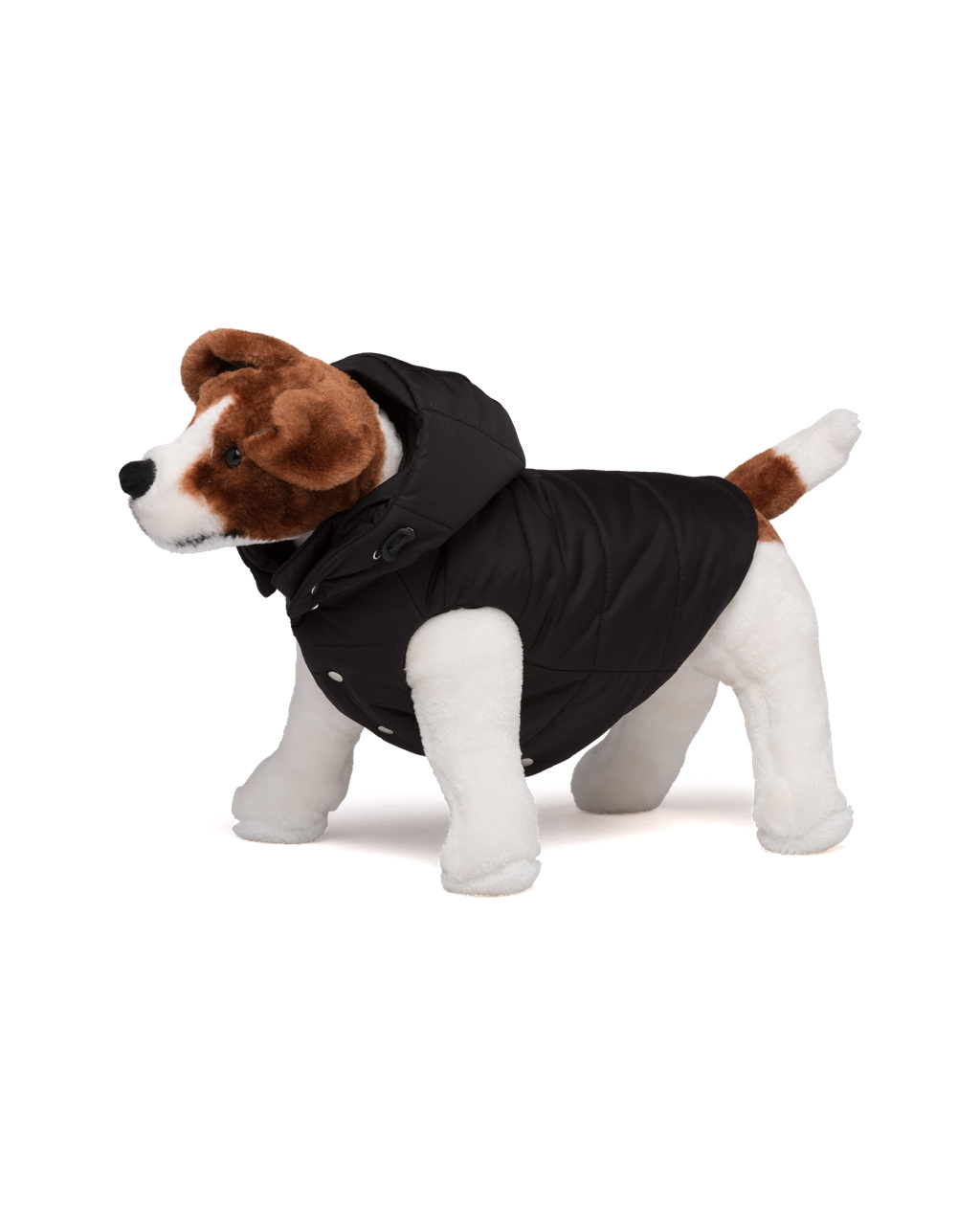 Prada Nylon Puffer Dog Coat With Hood Fekete | AUXJQE629