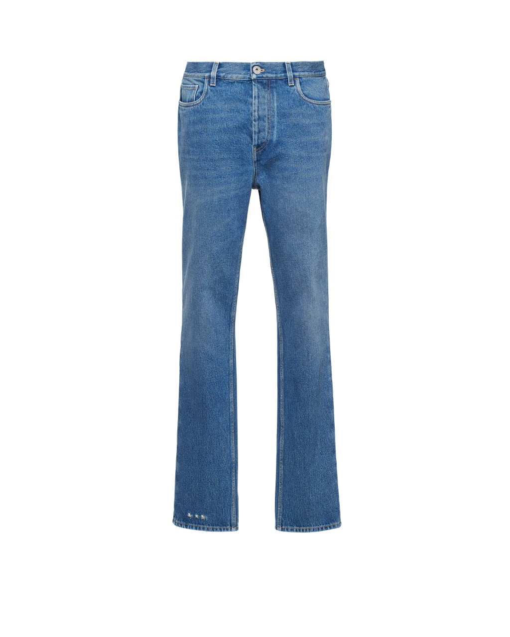 Prada Organic Denim Five-pocket Trousers Sötétkék | YNICGV493