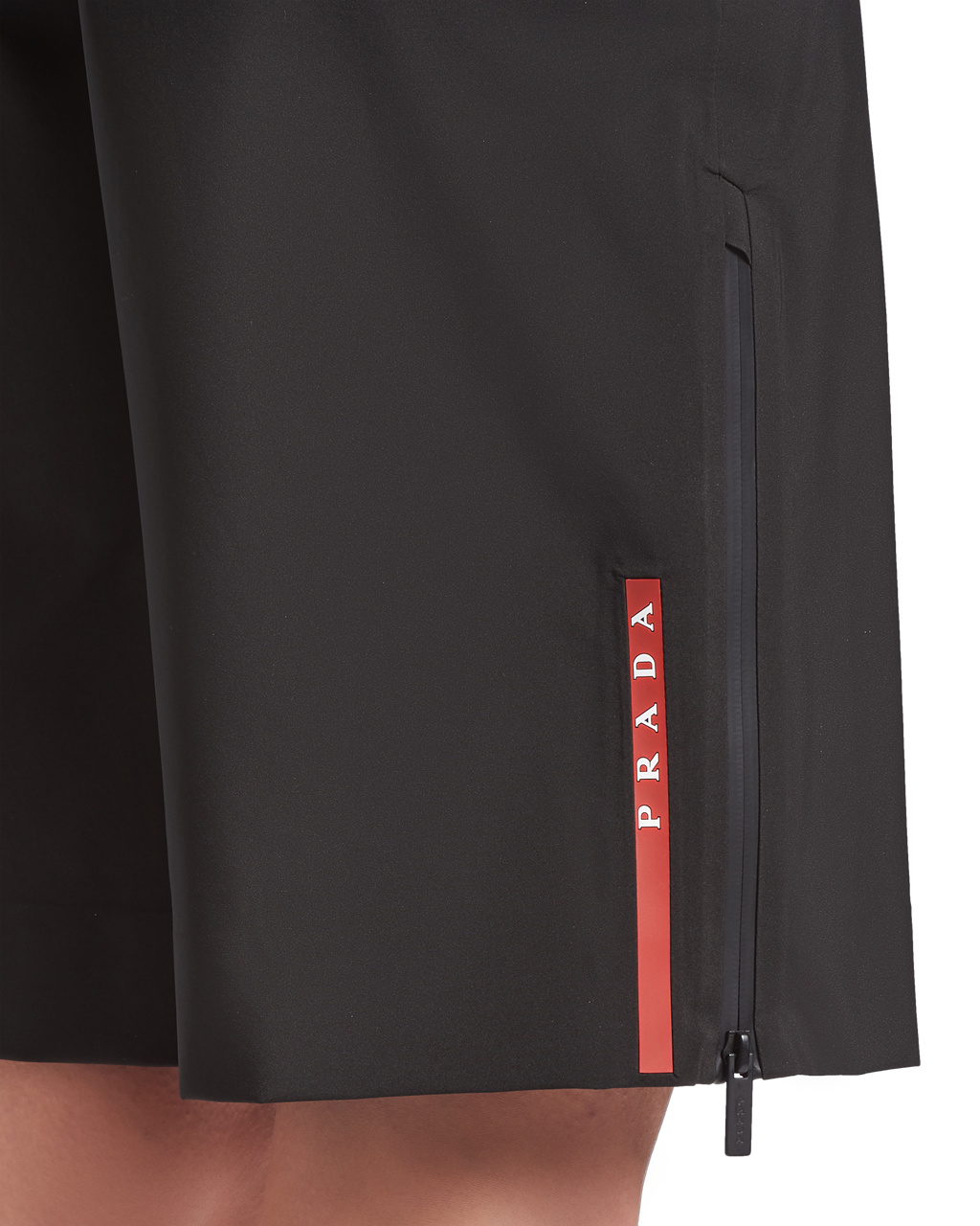 Prada Oversized Technical Fabric Bermudas Fekete | PDJOUS608