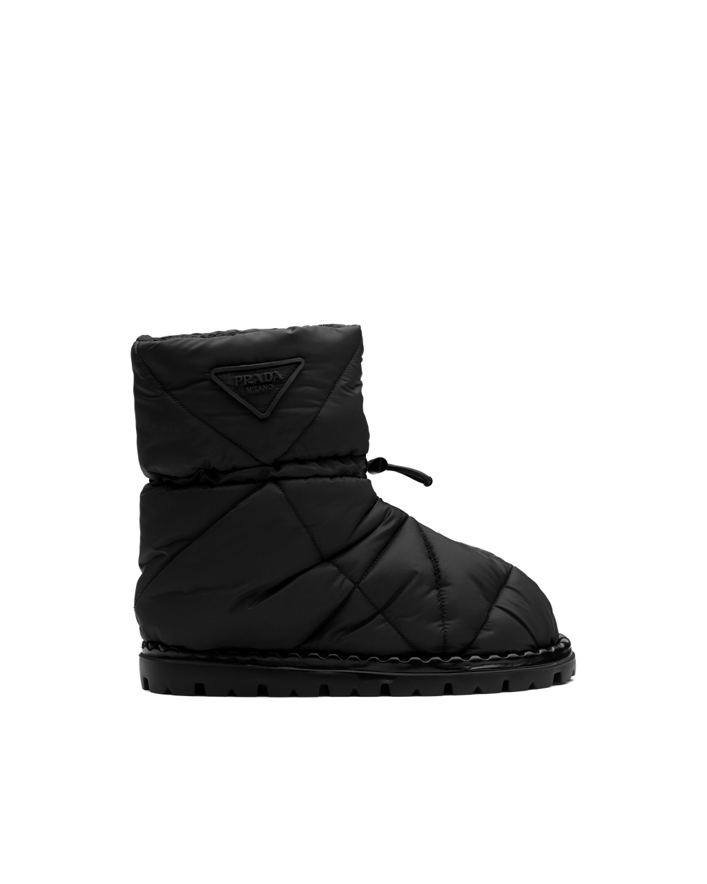 Prada Padded Nylon Booties Fekete | NKZHXC897