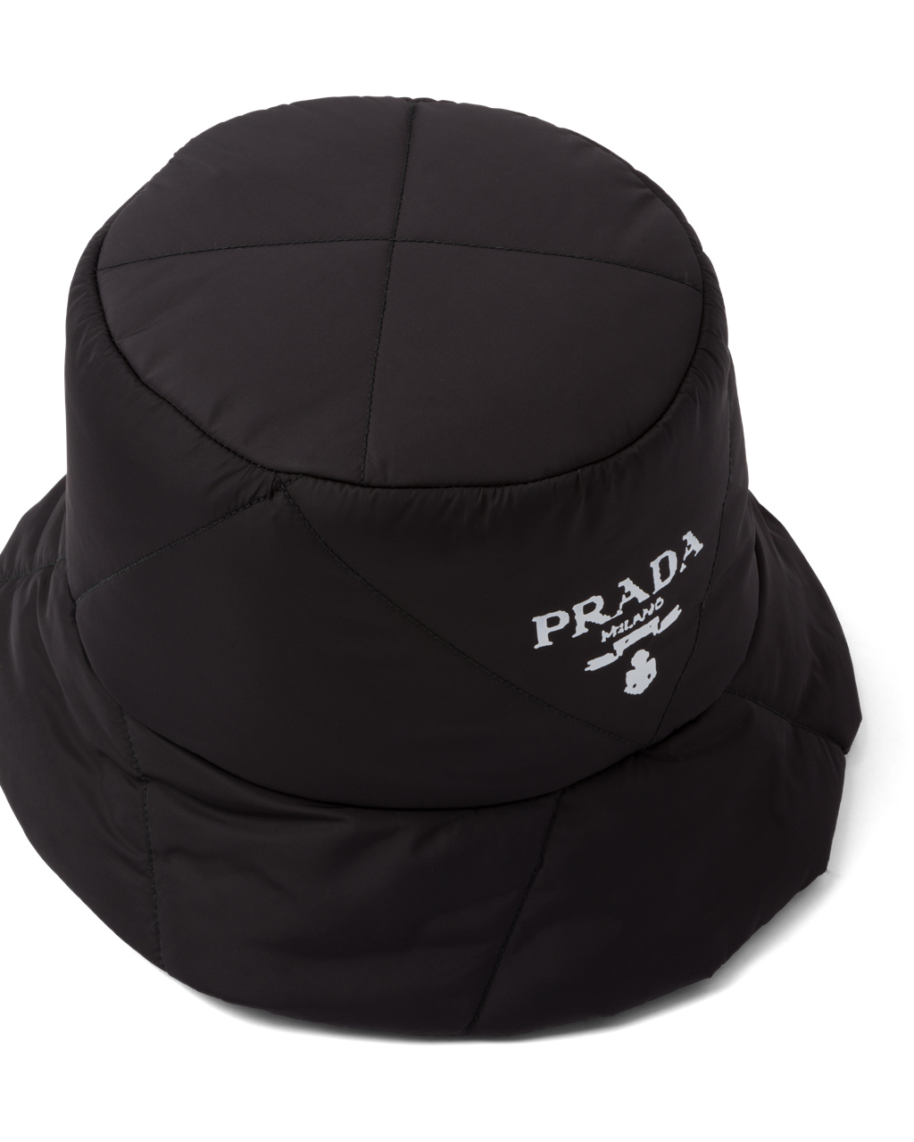 Prada Padded Re-nylon Bucket Hat Fekete | DTIEPY378