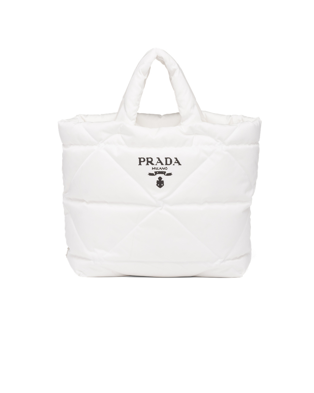 Prada Padded Re-nylon Tote Bag Fehér | QJZNTO946