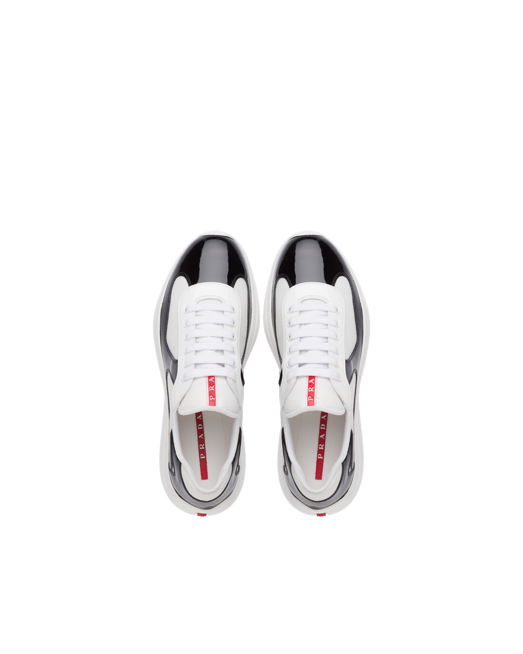 Prada Prada America's Cup Sneakers Fekete Fehér | KDBIOW867