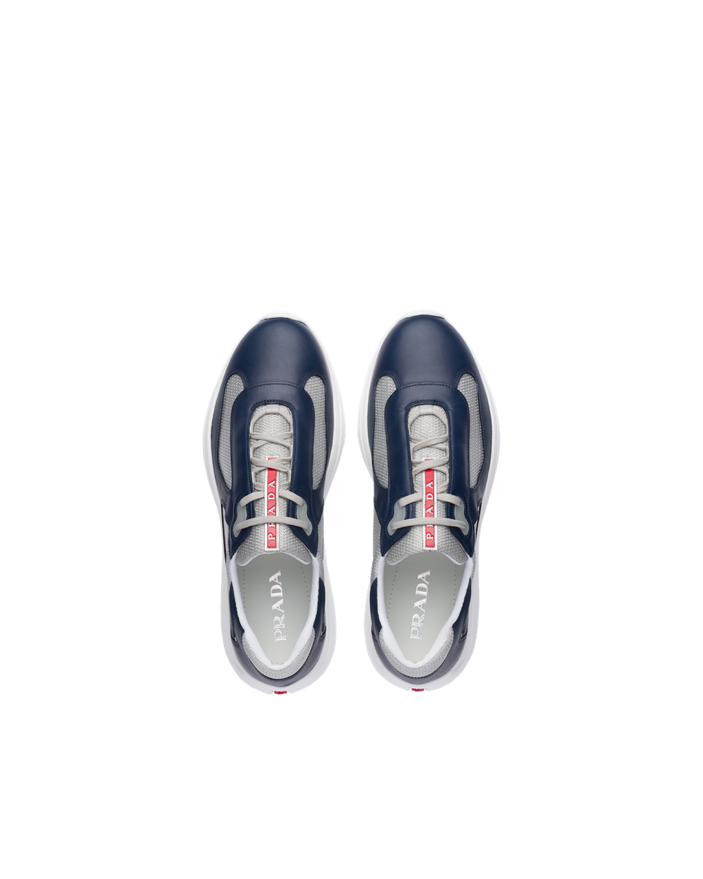 Prada Prada America's Cup Sneakers Kék Titán | ILUQYR934