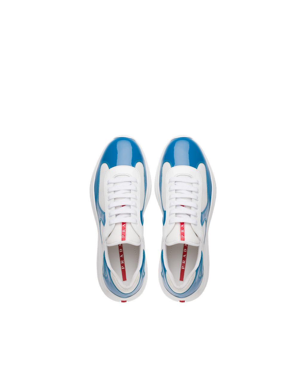 Prada Prada America's Cup Sneakers Világos Kék Fehér | EPMRCU792