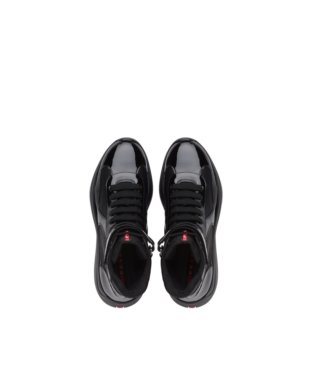 Prada Prada America’s Cup High-top Sneakers Fekete | UTRXLO839