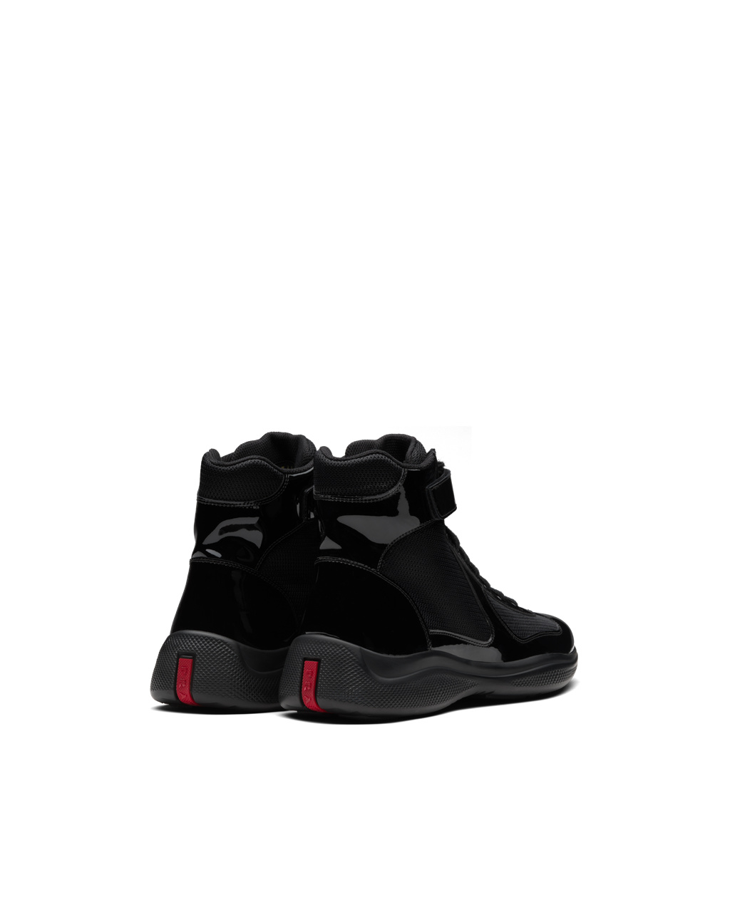 Prada Prada America’s Cup High-top Sneakers Fekete | UTRXLO839