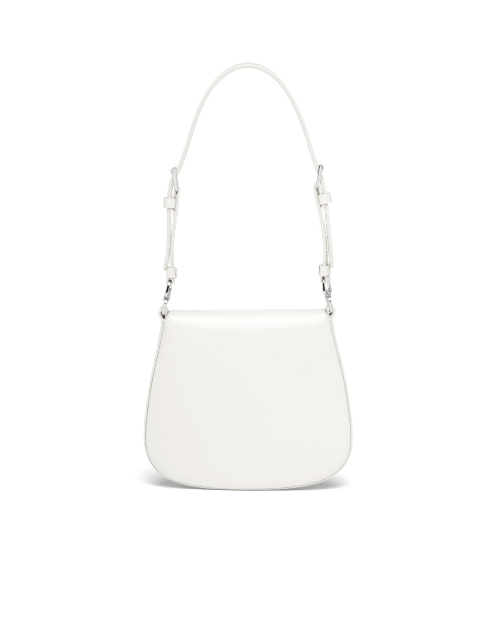 Prada Prada Cleo Brushed Bőr Mini Bag Fehér | QFAHKG953