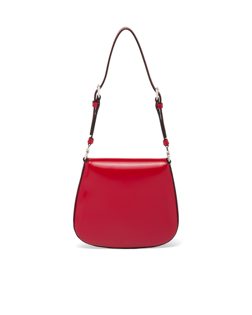 Prada Prada Cleo Brushed Bőr Mini Bag Scarlet | CRWVEB789