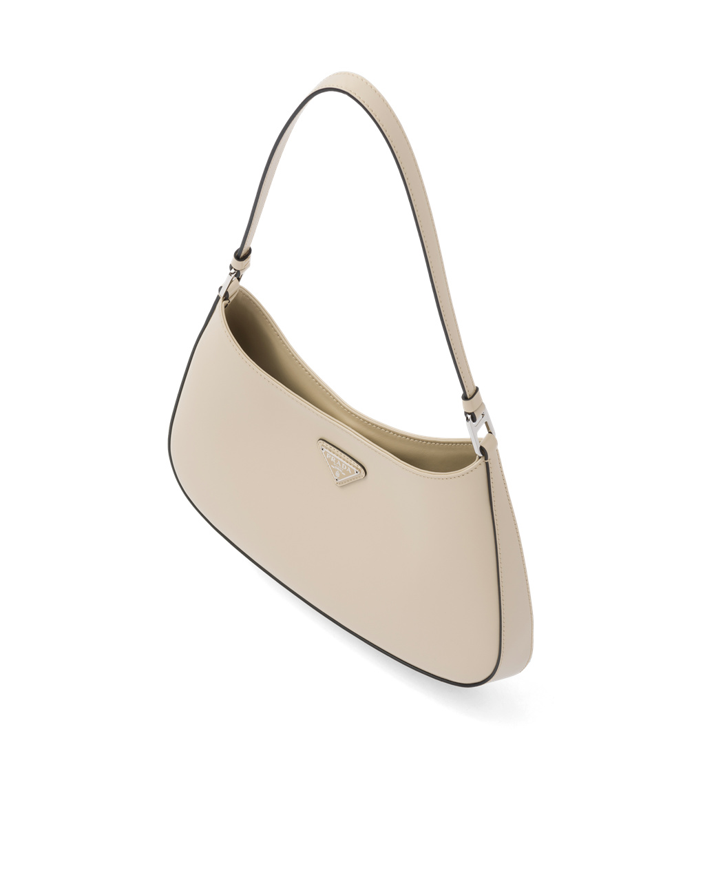 Prada Prada Cleo Brushed Bőr Shoulder Bag Desert N | DTLAPV892