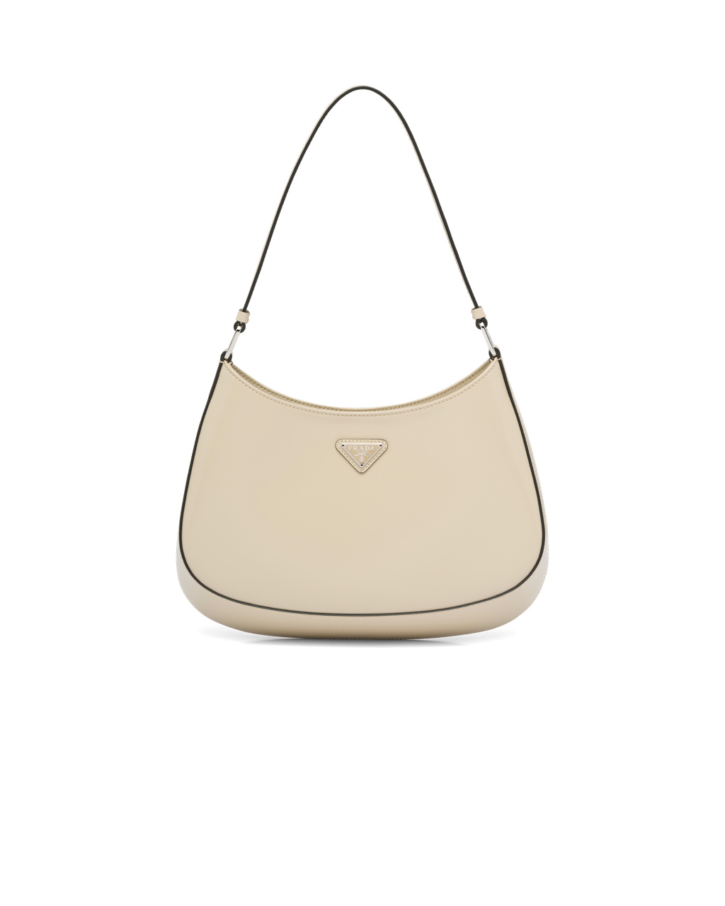 Prada Prada Cleo Brushed Bőr Shoulder Bag Desert N | DTLAPV892