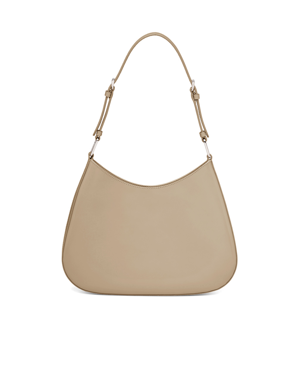 Prada Prada Cleo Brushed Bőr Shoulder Bag Bézs | JQAZTU257