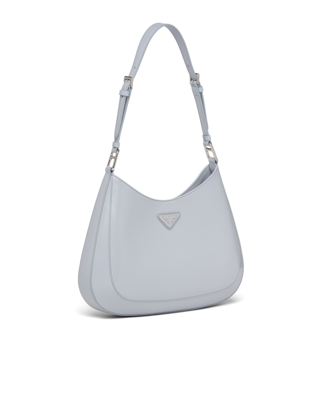 Prada Prada Cleo Brushed Bőr Shoulder Bag Kék | LRPIVF671