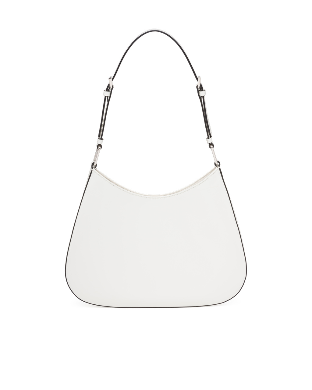 Prada Prada Cleo Brushed Bőr Shoulder Bag Fehér | MGHLRD538