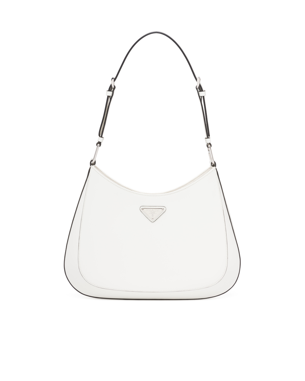 Prada Prada Cleo Brushed Bőr Shoulder Bag Fehér | MGHLRD538