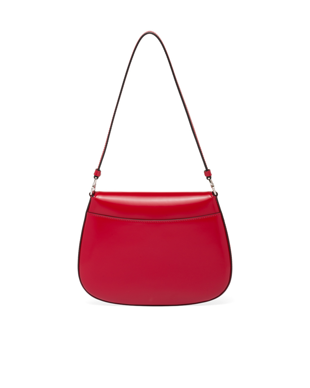 Prada Prada Cleo Brushed Bőr Shoulder Bag With Flap Scarlet | PQSHVW971