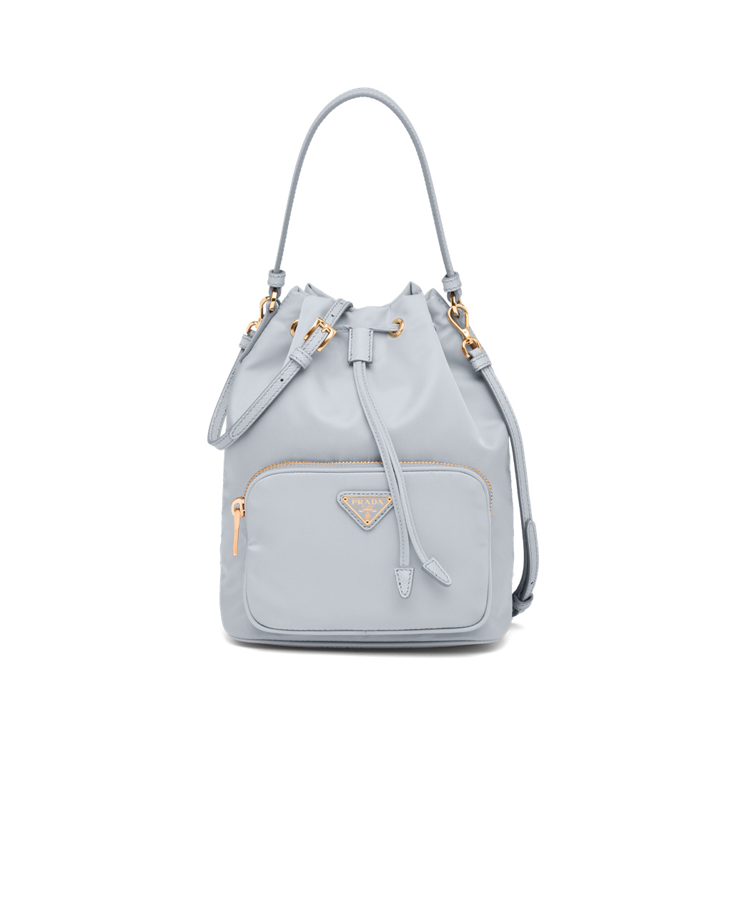 Prada Prada Duet Re-nylon Bucket Shoulder Bag Kék | CMKFOH407