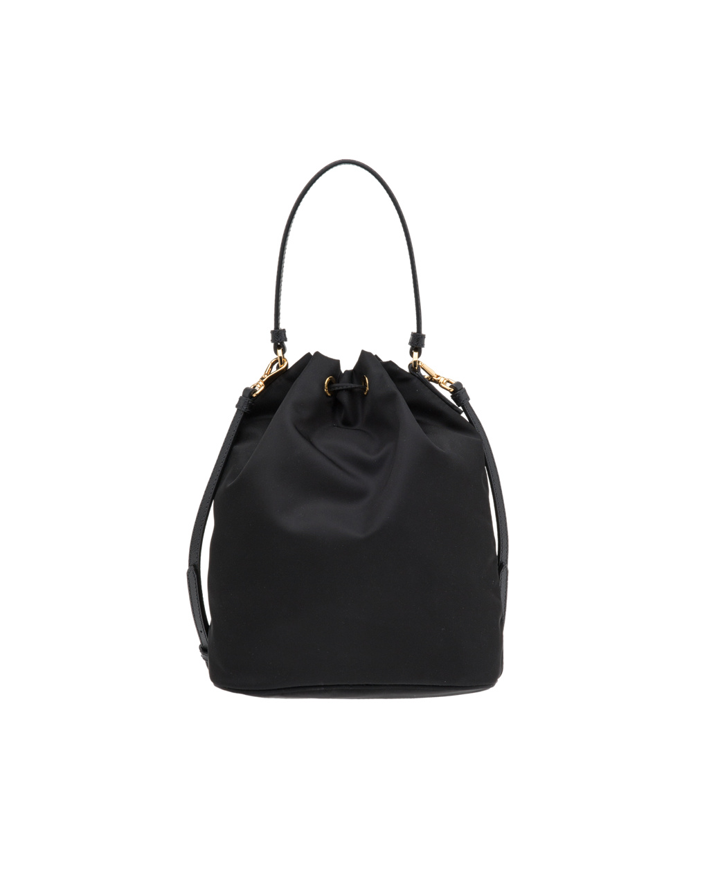 Prada Prada Duet Re-nylon Bucket Shoulder Bag Fekete | GKXVQS025