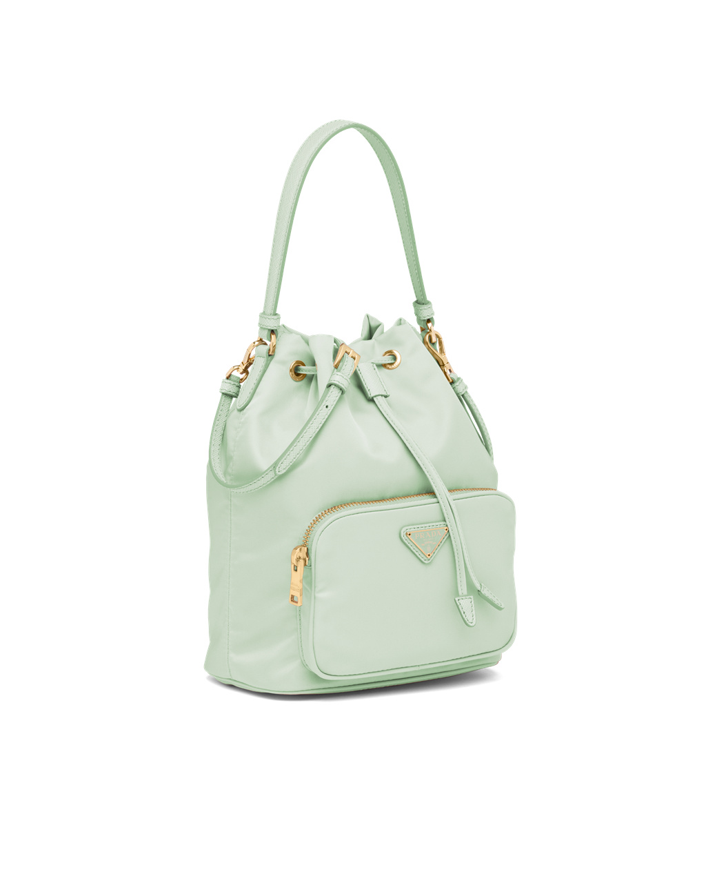 Prada Prada Duet Re-nylon Bucket Shoulder Bag Aqua | UVYLNZ804