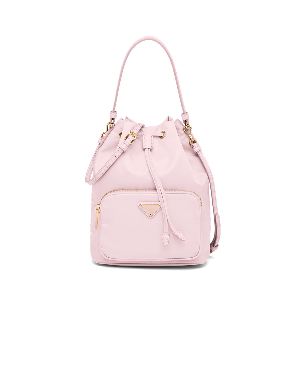 Prada Prada Duet Re-nylon Bucket Shoulder Bag Rózsaszín | VAQJUO827