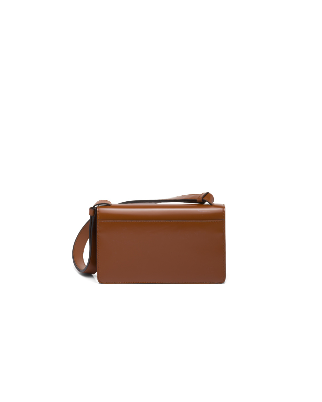 Prada Prada Emblème Brushed-leather Bag Tobacco | ECYVMZ340