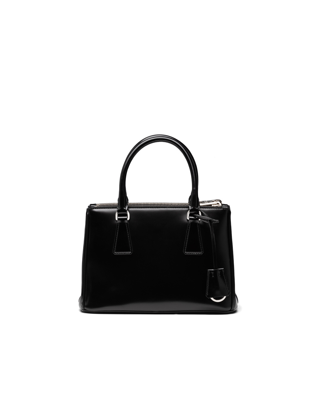 Prada Prada Galleria Brushed Bőr Small Bag Fekete | NTKLSJ134