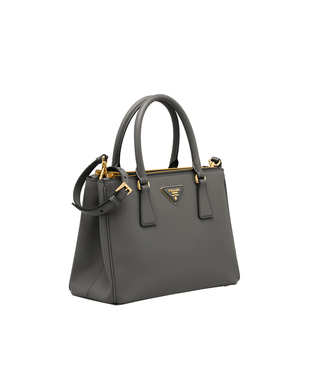 Prada Prada Galleria Saffiano Bőr Medium Bag Slate Gray | AZSBFX058