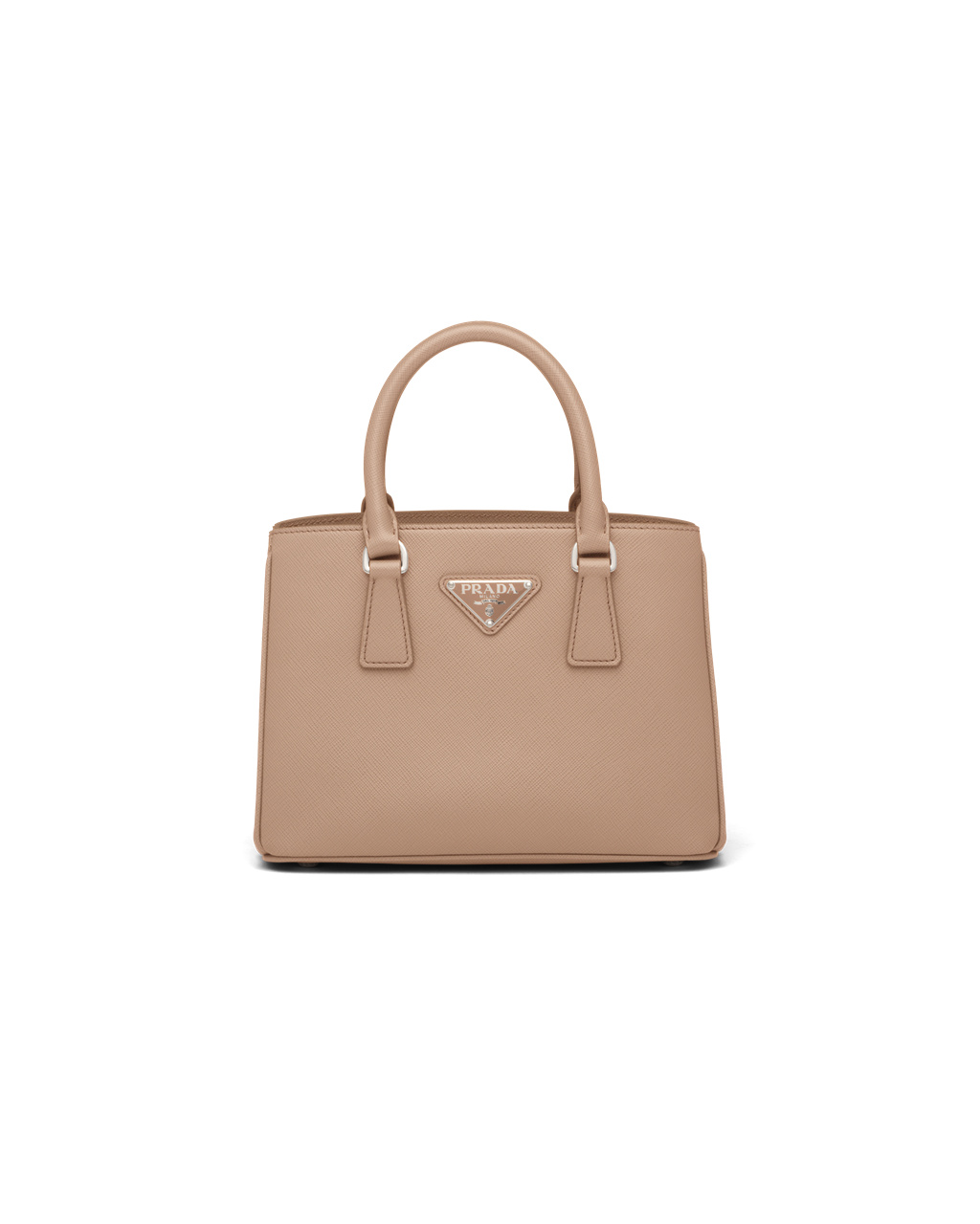 Prada Prada Galleria Saffiano Bőr Mini Bag Bézs | JZUHFI096