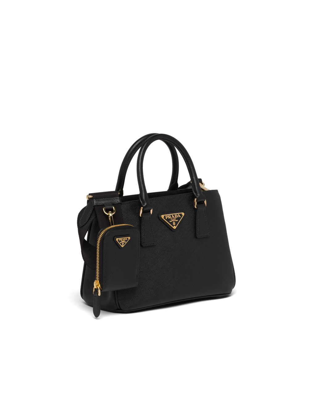 Prada Prada Galleria Saffiano Bőr Mini-bag Fekete | HWRKPX503