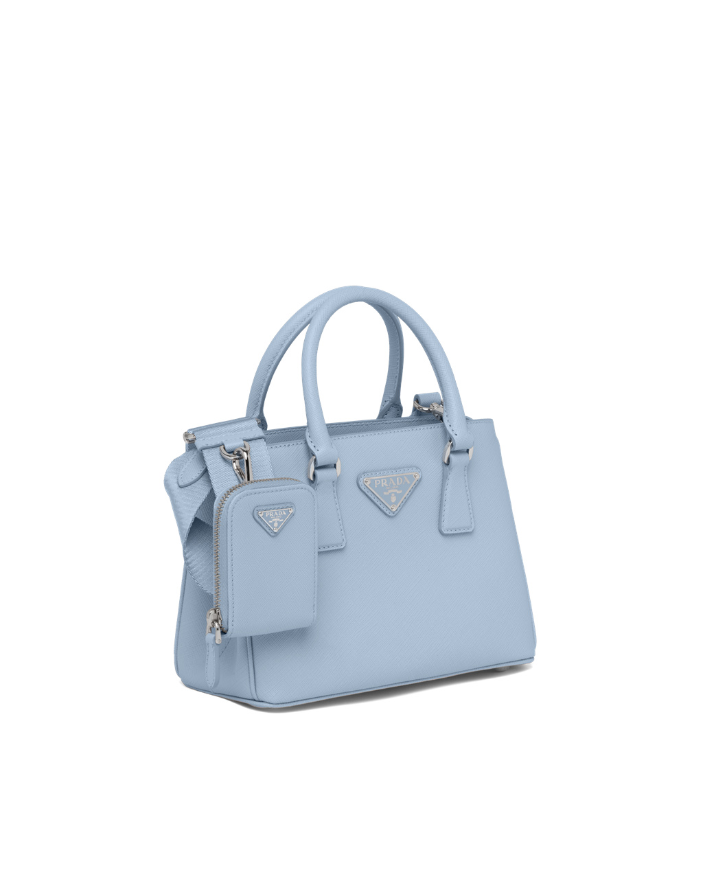 Prada Prada Galleria Saffiano Bőr Mini-bag Celeste | VLCUEP601