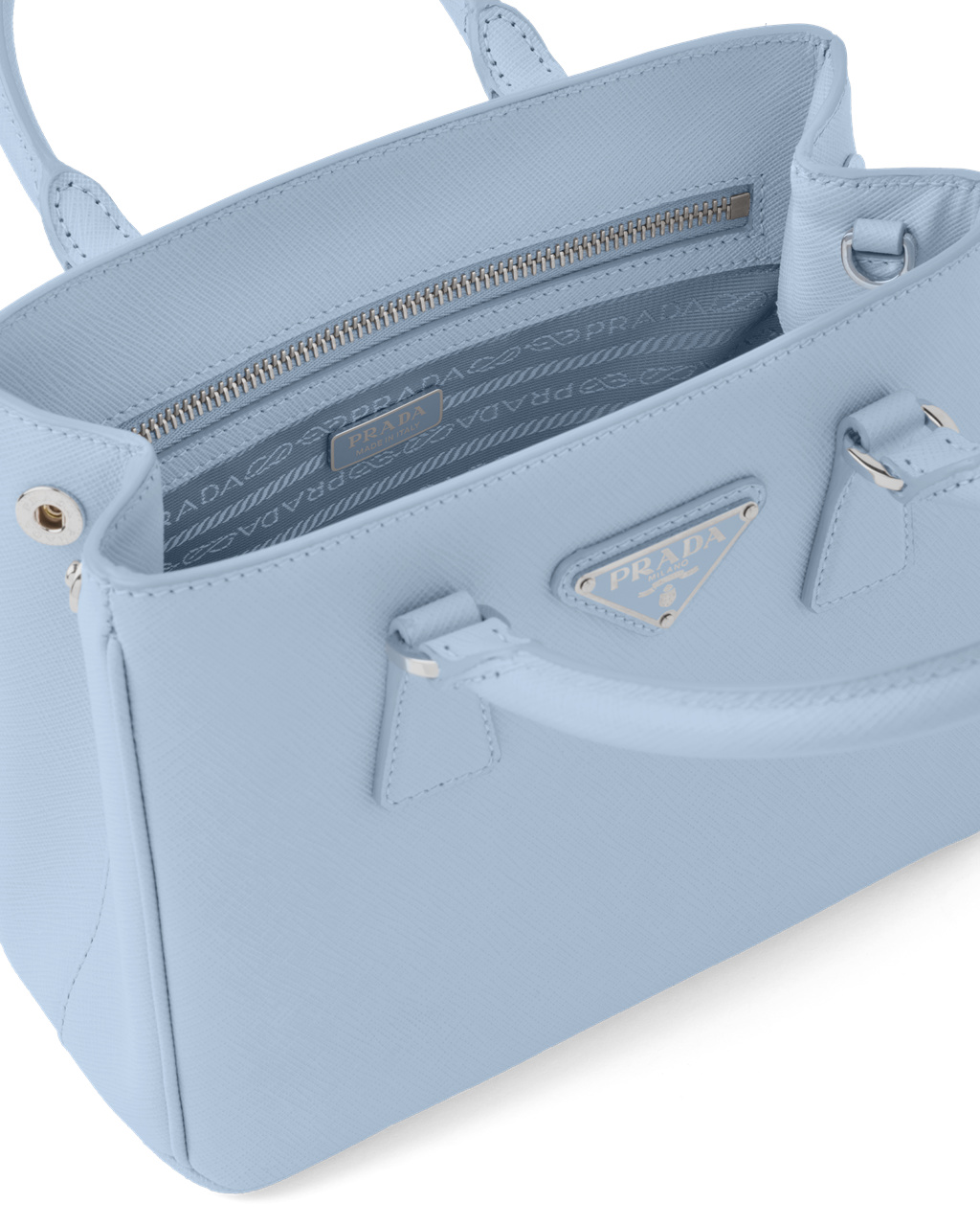 Prada Prada Galleria Saffiano Bőr Mini-bag Celeste | VLCUEP601