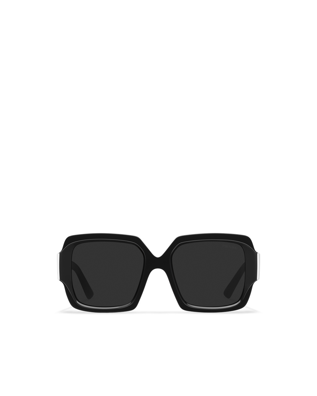 Prada Prada Monochrome Sunglasses Squared Slate Gray Lenses | SAQEBP126