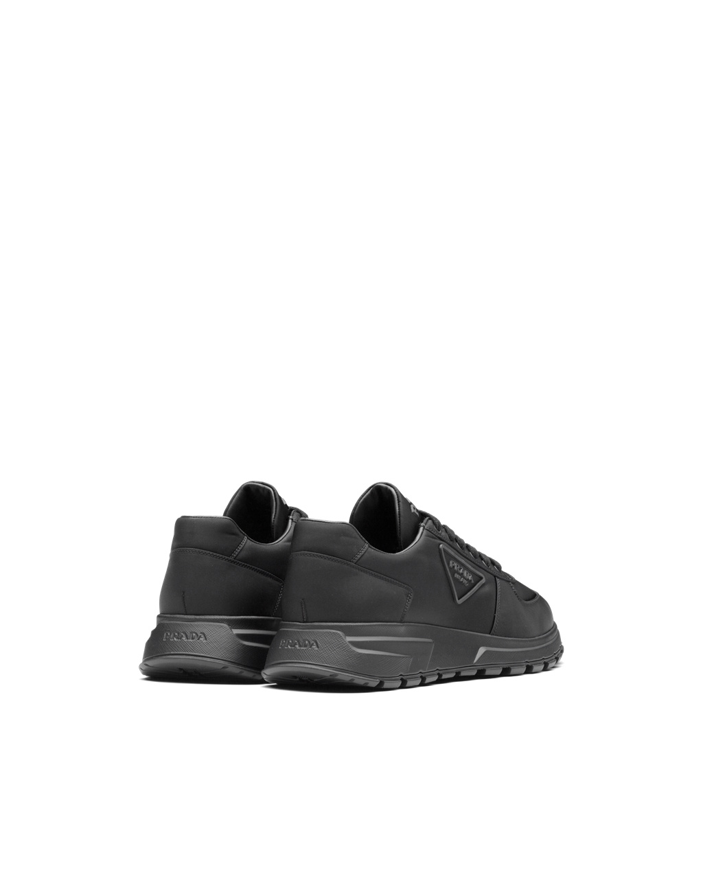 Prada Prada Prax 01 Csipke-up Sneakers Fekete | PQYXVZ896