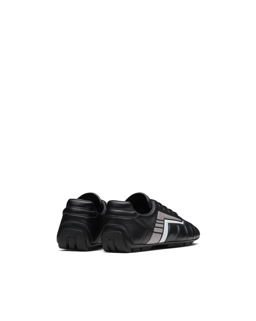 Prada Prada Rev Bőr Sneakers Fekete | DYQKXP890