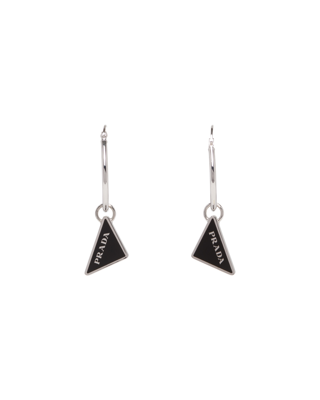 Prada Prada Symbole Drop Earrings Fekete | FGPION724