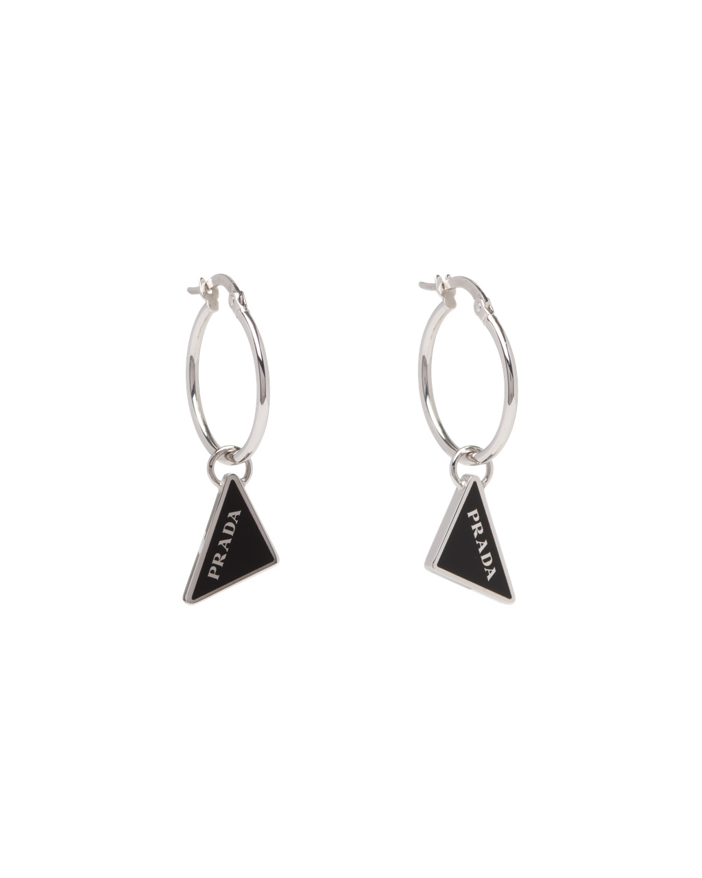 Prada Prada Symbole Drop Earrings Fekete | FGPION724