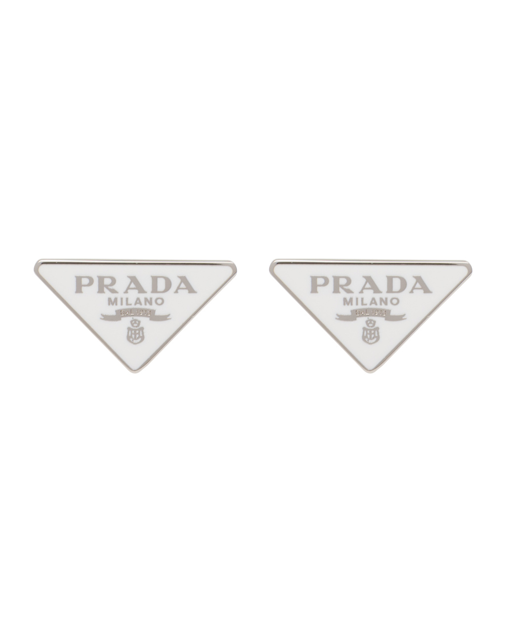 Prada Prada Symbole Earrings Fehér | WNXIDE853