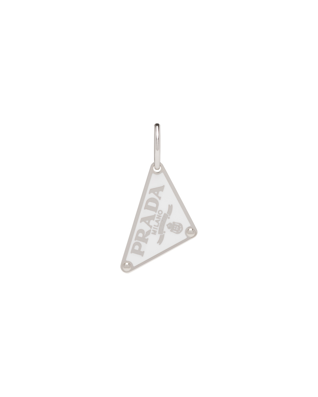 Prada Prada Symbole Pendant Left Earring Fehér | BXVTDJ945