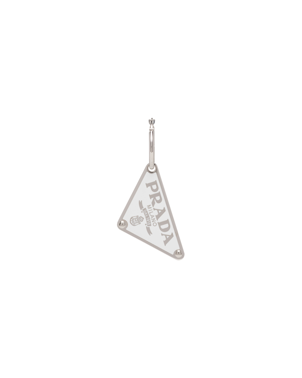 Prada Prada Symbole Pendant Right Earring Fehér | SFXOCM264