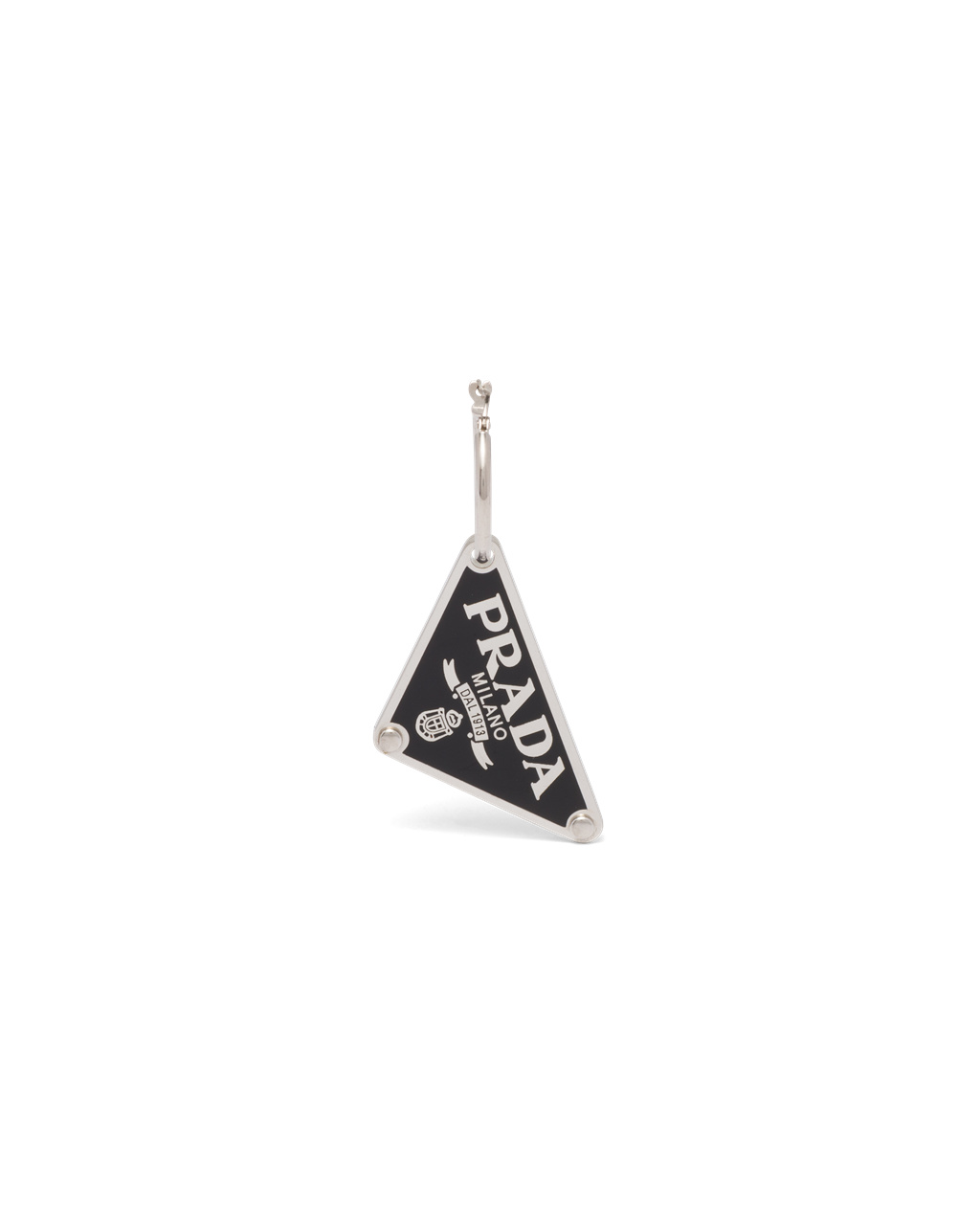 Prada Prada Symbole Pendant Right Earring Fekete | UIASRN492