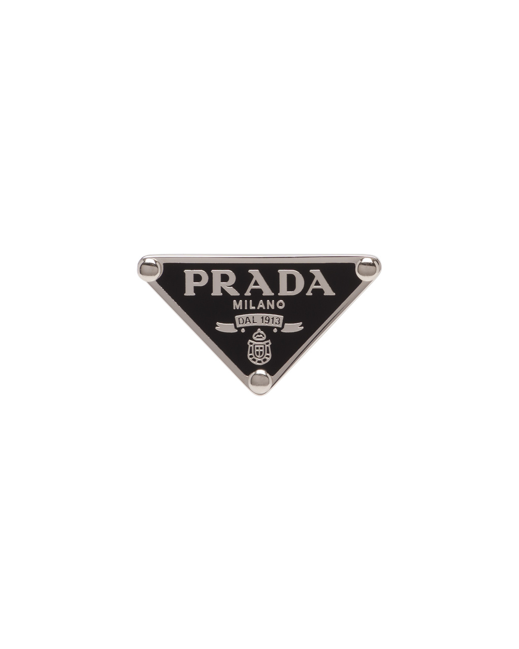 Prada Prada Symbole Single Left Earring Fekete | YGCUDS386