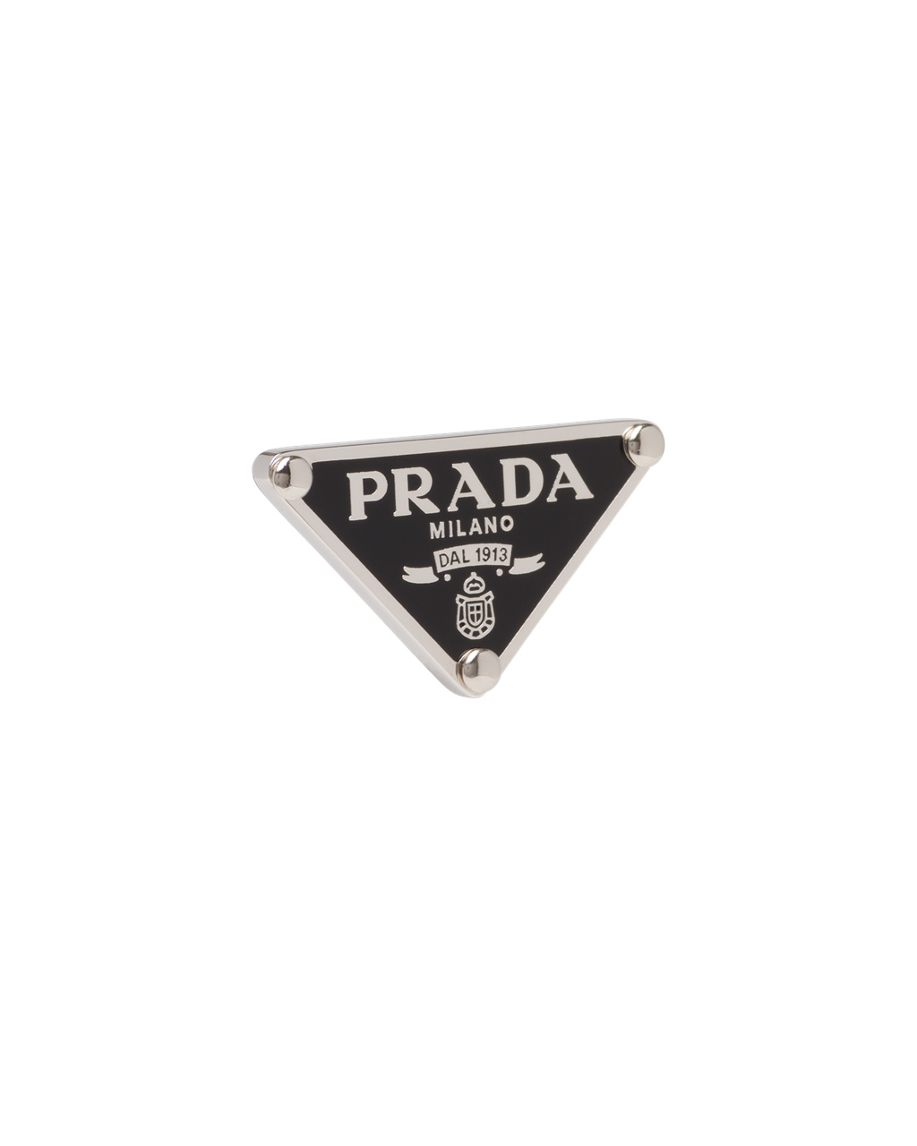 Prada Prada Symbole Single Left Earring Fekete | YGCUDS386