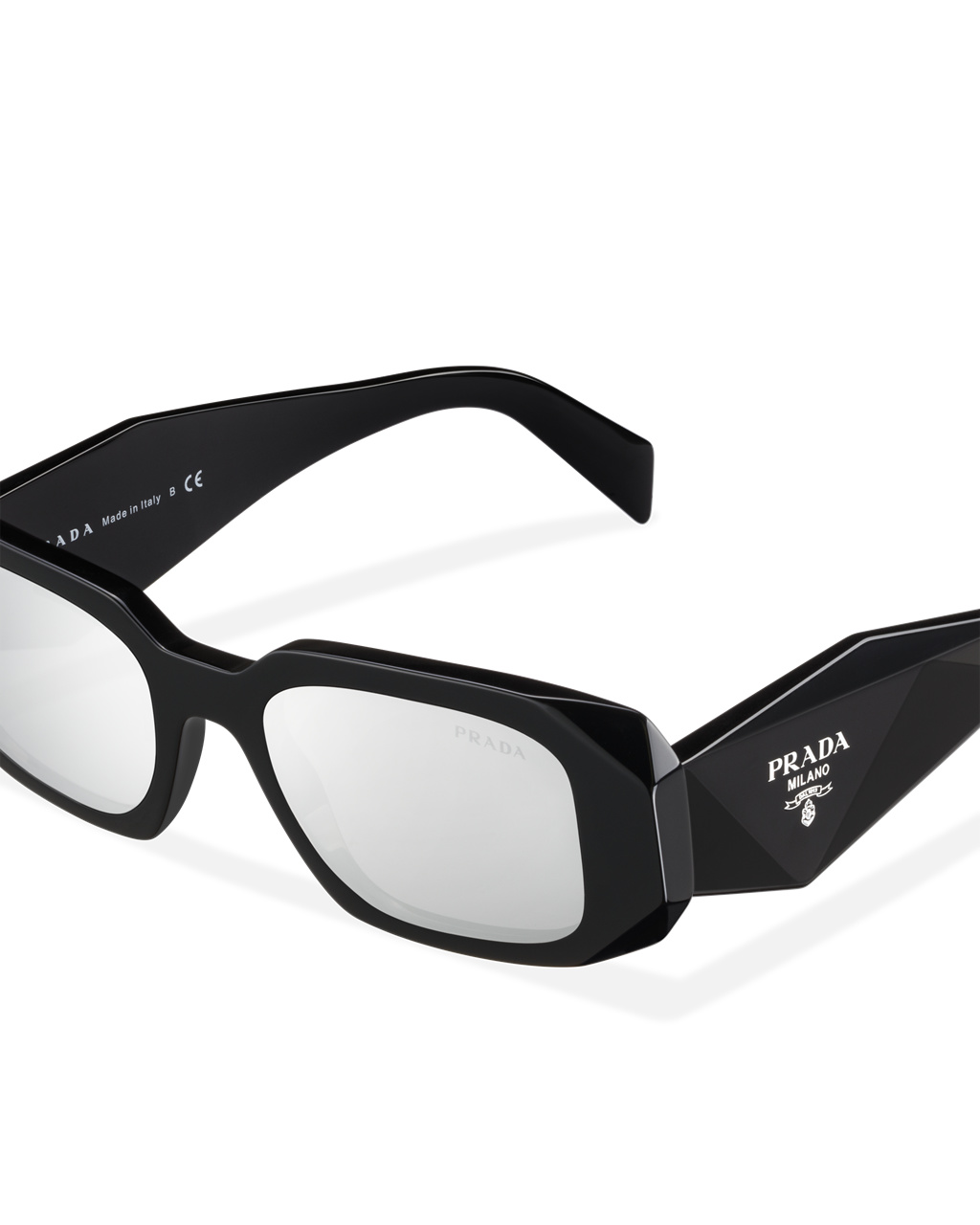 Prada Prada Symbole Sunglasses Squared Chromed Lenses | UBRCIH538